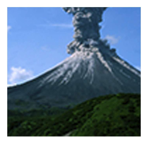 Vinilo 60x60cm Volcanes Cielo Despejado Hongo De Humo