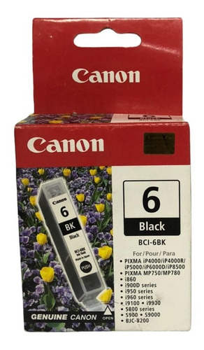 Cartucho Canon Bci-6bk Negro Nuevo Y Facturado