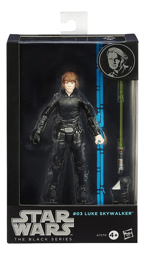 Star Wars: La serie negra: Luke Skywalker de Hasbro A4301