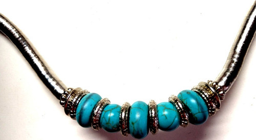 Collar Pulsera Brazalete Piedras Gargantilla Auto Enroscad 