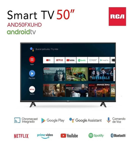 Imagen 5 de 5 de Smart Tv Led 50 Rca And50fxuhd 4k Android Tv Techcel Full