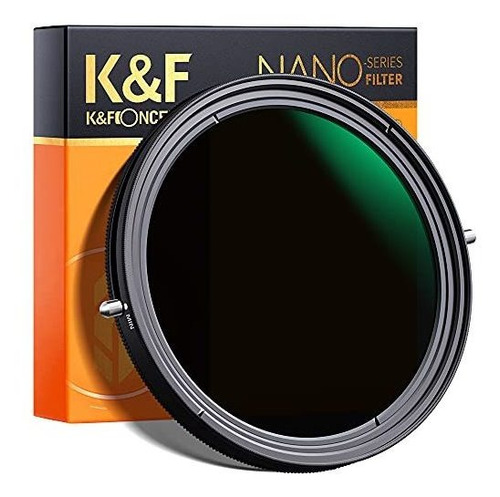 K&f Concept 58mm Variable Fader Nd2-nd32 Filtro Nd Y Filtro 