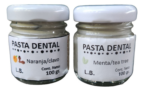 Pasta Dental Natural Vegana Promo Pack X 2