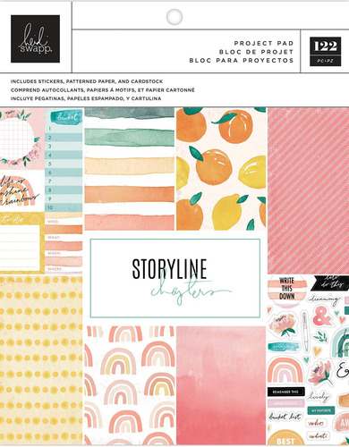 Heidi Swapp Storyline Chap Proje Ee Uu.: Talla Unica Diario