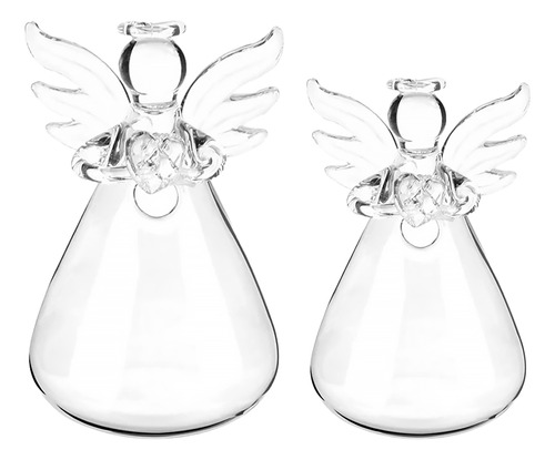 Jarrones De Cristal Con Forma De Ángel, Florero De Cristal,