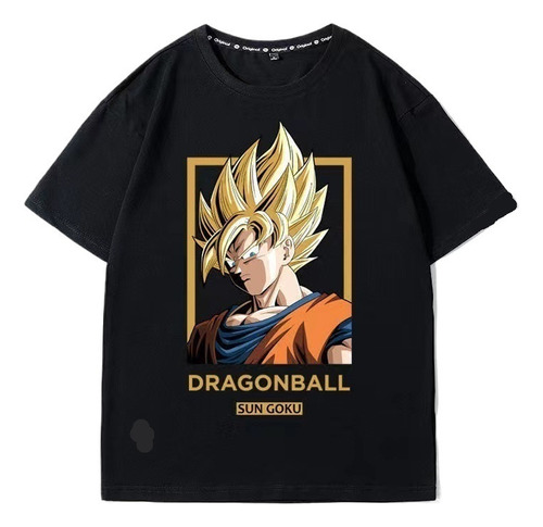 Playera Dragon Ball Oversized Manga Corta T-shit Son-goku