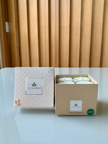 Imagem 3 de 5 de Kit Vela Aromática Premium Alecrim C/12 Mini Velas