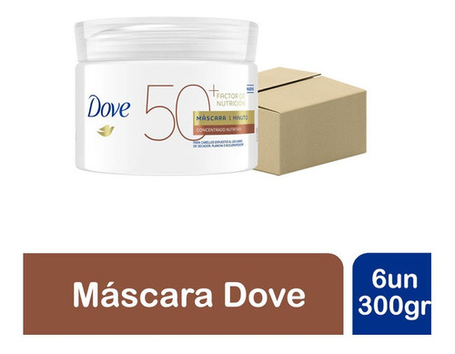 Pack X 6 Un Mascara Tratamiento Capt Dove 50+ 1min 300gr