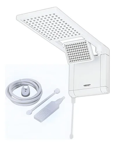 Lorenzetti Chuveiro Eletrônico Lorenzetti Acqua Duo Ultra Branco Potência 7.8 KwP