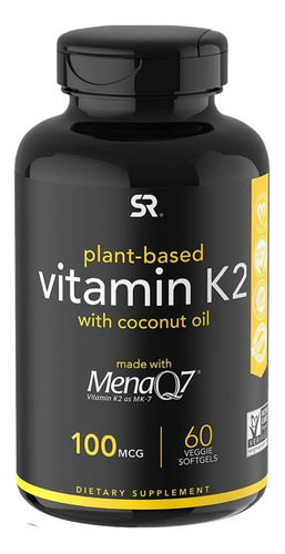 Vitamina K2 Mk7 Sports Research 100mgx60 Caps