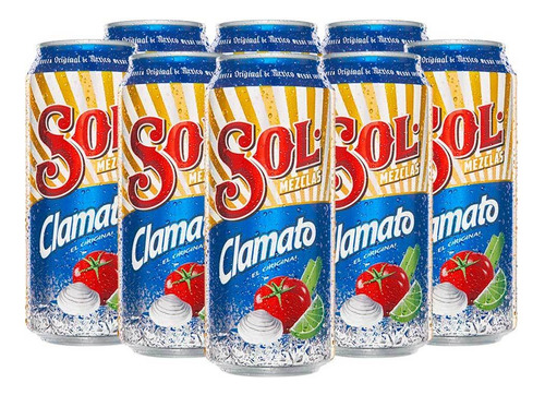 Cerveza Sol Clamato RTD lata 473 mL 24 unidades