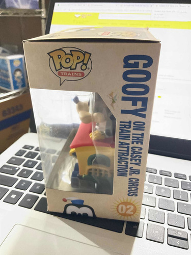 Funko Pop! Goofy On The Train Funko Shop #02 Detalle Caja A (Usado)