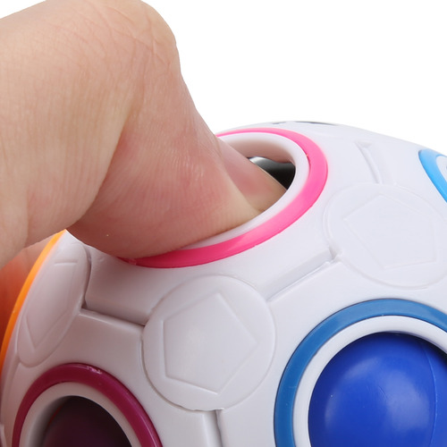 Pelota De Juguete Educativo Para Aliviar El Estrés, Rainbow