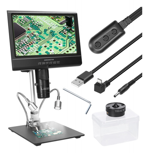 Banco De Trabajo Profesional Digital Microscope 4x Led Con 1