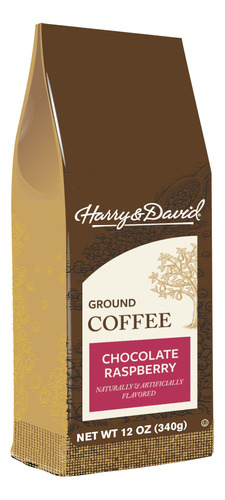 Harry & David Cafe Molido, Frambuesa Y Chocolate, Bolsa De 1