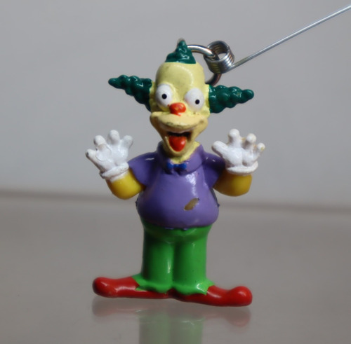 Miniatura Krusty 1999 Simpsons Dangler Colgante