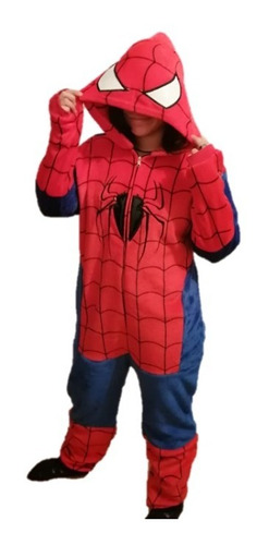 Pijama Enteriza Spiderman Hombre Araña Adulto