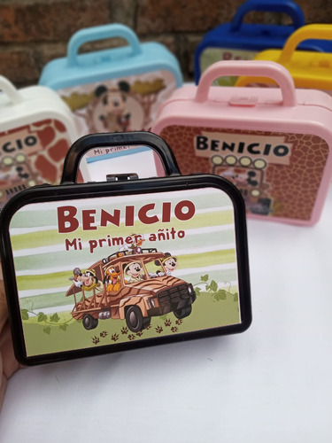 Valijas Souvenirs Cumpleaño X 10 Personaliza Todas Temáticas