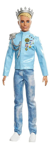 Barbie Princess Adventure Prince Ken Doll (12 Pulgadas) Con