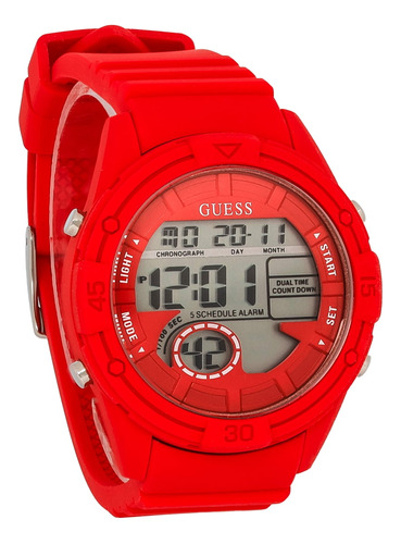 Reloj Guess W1281l3 Unisex Digital De Cuarzo Correa De