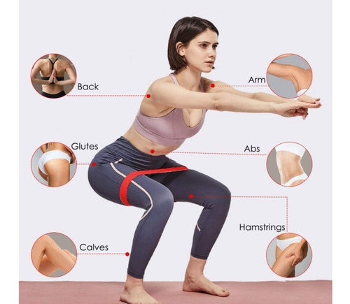 Bandas Para Ejercicios, Rehabilitación Crossfit Gym Pilates