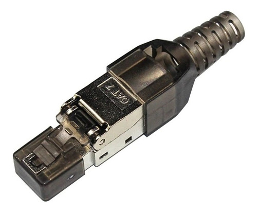 Conector  Rj45  Cat7  25gbps  Blindado Metal Modular