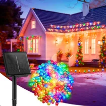 Comprar Luces Navideñas Solares Luces Led Solar Luces Navidad 10 Metros Multicolor Luces Navidad Solar Luces Navideñas Exterior Luces Solares Exterior Navidad Navidad Solar Multicolor