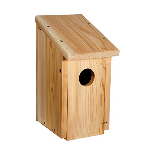 Woodpeck Cedar Woodpecker House Brown, 15.125 H