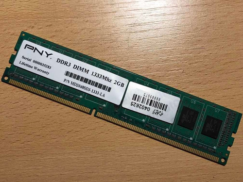 Memoria Ddr3 Pny Dimm 1333 Mhz 2gb
