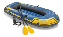 Comprar Bote Inflable Intex Challenger: Remos Deluxe Y Bomba De Alta