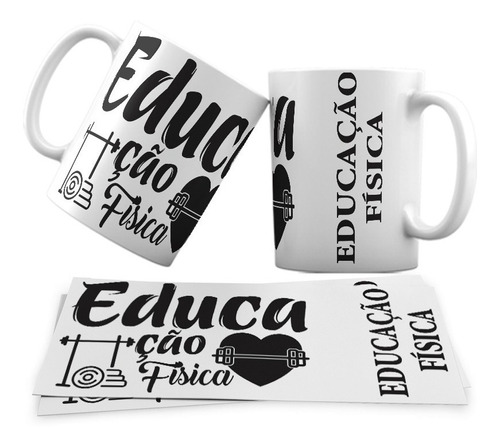 Caneca De Ceramica Educacao Fisica Profissao 