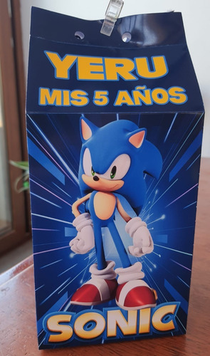 Pack 10 Cajas Dulceras Sonic