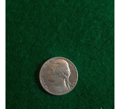 Moneda 5 Centavos 1986  Jefferson Níquel  Usa