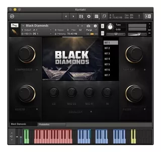 Delicate Beats Black Diamonds - Samples Kontakt