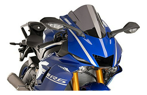 Pantalla Puig Yamaha Yzf-r6 17-18, Humo Oscuro