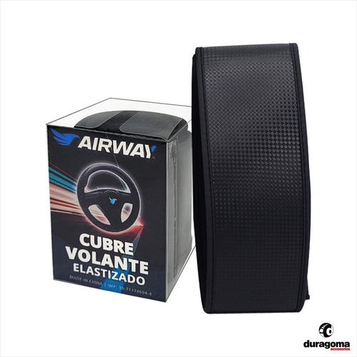 Imagen 3 de 8 de Funda Cubre Volante Auto Carbono Novedad Elastizado Fitter