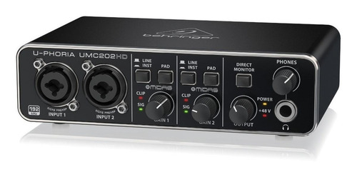 Imagem 3 de 4 de Interface de áudio Behringer U-Phoria UMC202HD