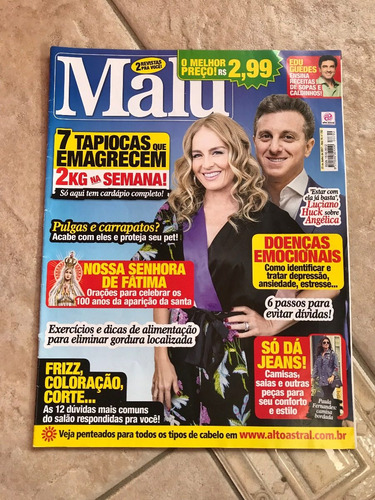 Revista Malu 782 Luciano Hulk Angélica Emílio Dantas W856