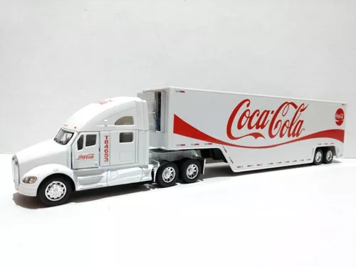 Caminhão Coca Cola Kenworth T700 6x4 - Escala 1/32 - Com Cavalo e Carreta -  Minisclub