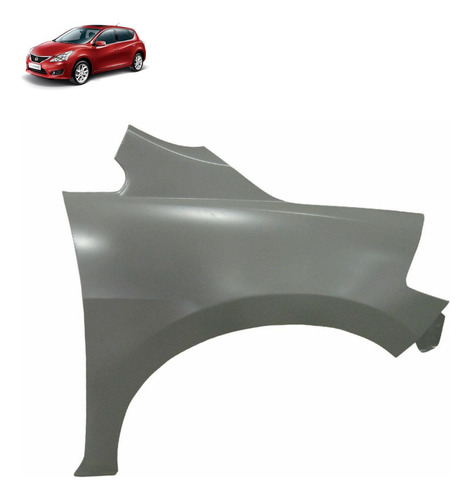 Guardabarro Delantero Sin Agujero Nissan Tiida 2007-2014