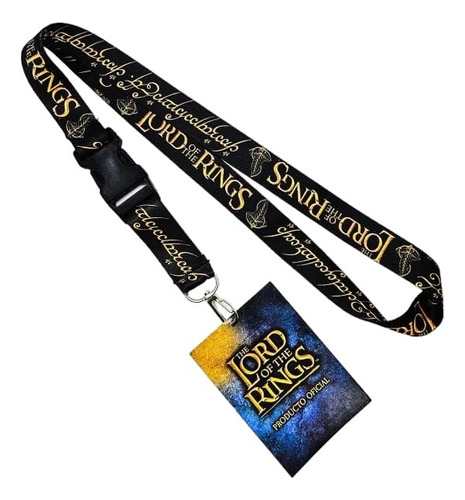 Lanyard Llavero Cinta Lord Señor De Los Anillos Lic. Oficial