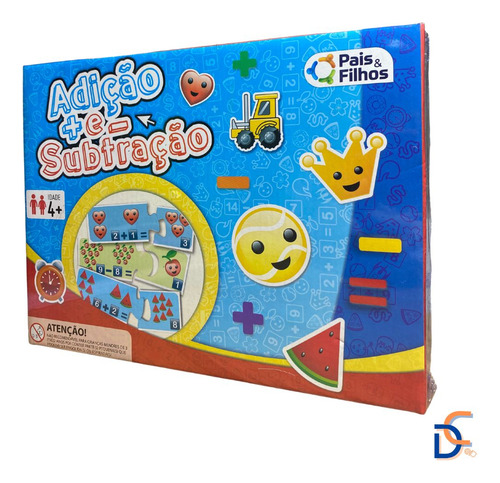Adição E Subtração Jogo Quebra Cabeça Educativo Matemática