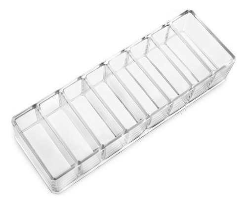 Organizador De Maquillaje De Escritorio Con Separador Transp