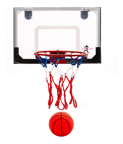 Aro Basquet Lejopi Con Resorte Negro