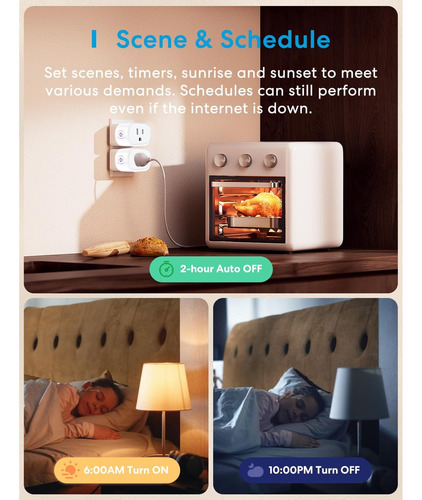 Enchufe Inteligente 2 Pack Control Remoto Wifi Alexa Google