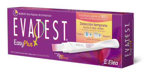 Evatest Easy - Test Facil Y Rápido De Embarazo