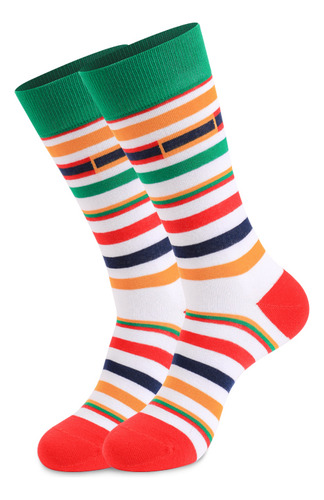 1 Par De Calcetines Unisex Hasta Media Pantorrilla Con Temát