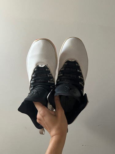 Zapatillas Basket Jordan High Hombre Talle 41/42 Blancas (Usado)