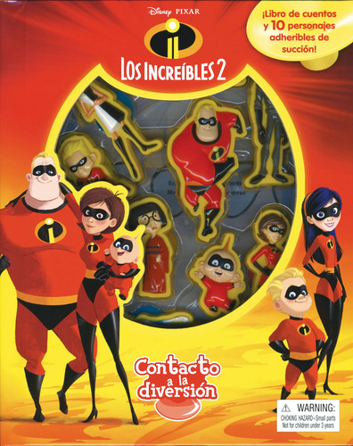 Contacto A La Diversion: Los Increibles 2, de Izquierdo, Ana. Serie Contacto A La Diversión: Disney Elena De Avalor Editorial Silver Dolphin (en español), tapa dura en español, 2018