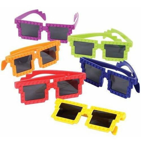 Us Toy Gl50 Block Mania Toy Glasses - Pack Of 12